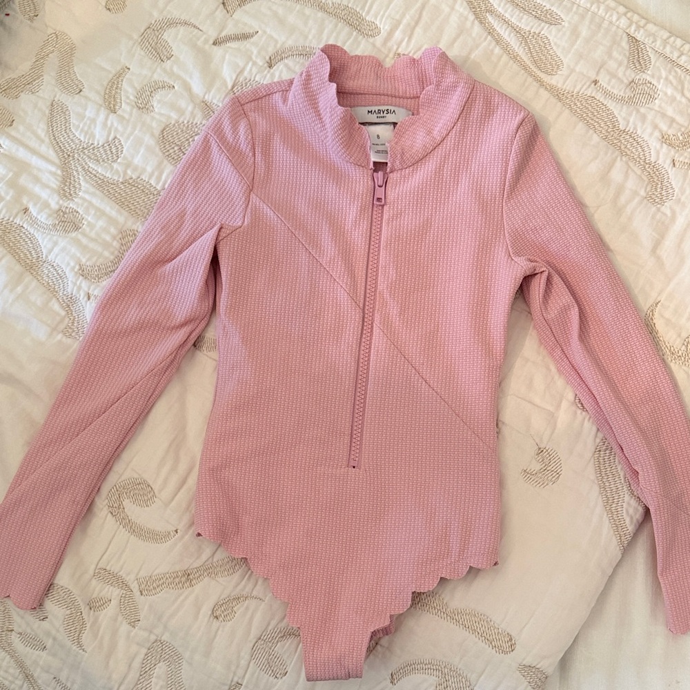 Marysia long sleeve rash guard swimsuit